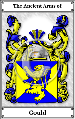 Gould Family Crest Download (JPG)  Book Plated - 150 DPI