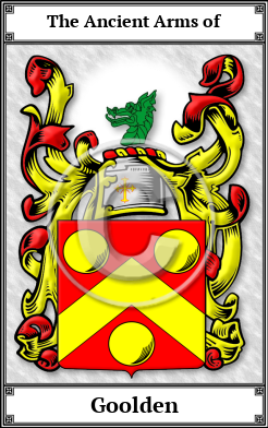 Goolden Family Crest Download (JPG)  Book Plated - 150 DPI