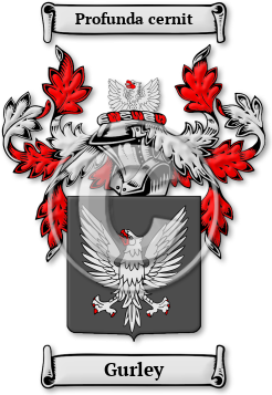 Gurley Family Crest Download (jpg) Legacy Series - 150 DPI
