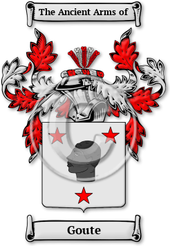 Goute Family Crest Download (JPG) Legacy Series - 600 DPI