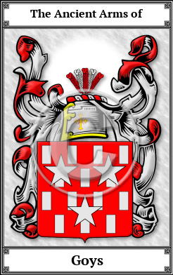 Goys Family Crest Download (JPG)  Book Plated - 150 DPI