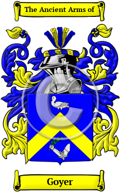 Goyer Family Crest/Coat of Arms