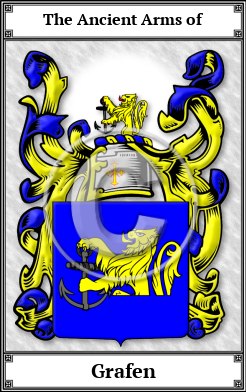 Grafen Family Crest Download (JPG)  Book Plated - 150 DPI
