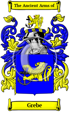 Grebe Family Crest/Coat of Arms