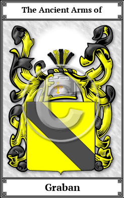Graban Family Crest Download (JPG) Book Plated - 600 DPI