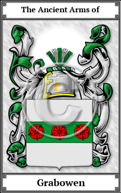 Grabowen Family Crest Download (JPG)  Book Plated - 150 DPI