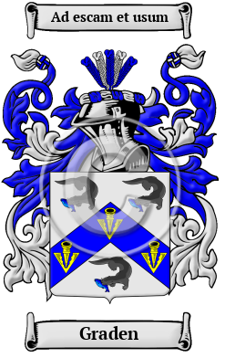 Graden Family Crest/Coat of Arms