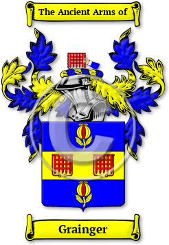 Grainger Family Crest Download (JPG) Legacy Series - 600 DPI