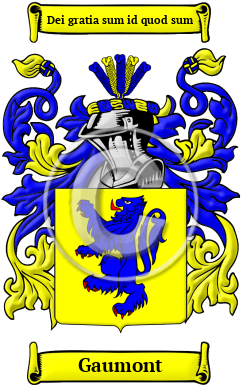 Gaumont Family Crest/Coat of Arms