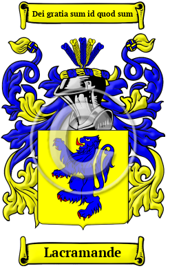 Lacramande Family Crest/Coat of Arms