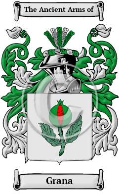 Grana Family Crest/Coat of Arms