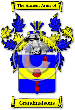 Grandmaisons Family Crest Download (jpg) Legacy Series - 150 DPI