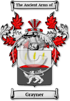 Grayner Family Crest Download (JPG) Legacy Series - 600 DPI