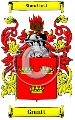 Grantt Family Crest/Coat of Arms