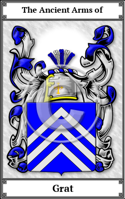 Grat Family Crest Download (JPG) Book Plated - 600 DPI