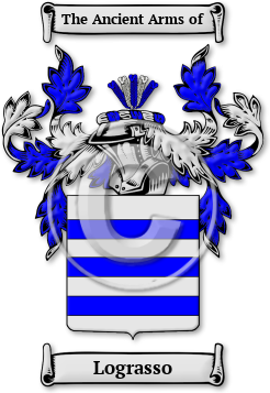 Lograsso Family Crest Download (jpg) Legacy Series - 150 DPI