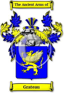Grateau Family Crest Download (jpg) Legacy Series - 150 DPI