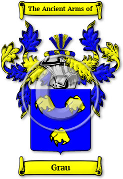 Grau Family Crest Download (JPG) Legacy Series - 600 DPI