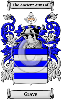 Grave Family Crest/Coat of Arms