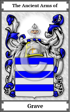 Grave Family Crest Download (JPG)  Book Plated - 150 DPI