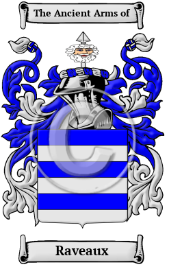 Raveaux Family Crest/Coat of Arms