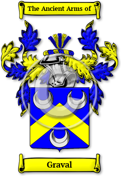 Graval Family Crest Download (jpg) Legacy Series - 150 DPI