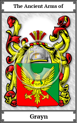 Grayn Family Crest Download (JPG)  Book Plated - 150 DPI