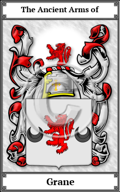 Grane Family Crest Download (JPG)  Book Plated - 150 DPI
