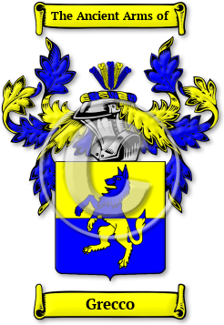Grecco Family Crest Download (JPG) Legacy Series - 600 DPI
