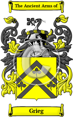 Grieg Family Crest Download (JPG) Heritage Series - 600 DPI