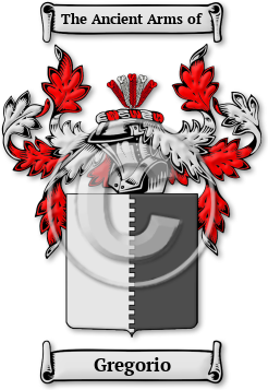 Gregorio Family Crest Download (jpg) Legacy Series - 150 DPI