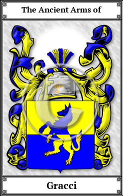 Gracci Family Crest Download (JPG)  Book Plated - 150 DPI