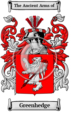 Greenhedge Family Crest/Coat of Arms