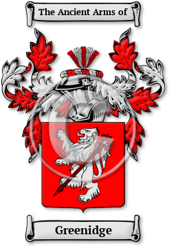 Greenidge Family Crest Download (JPG) Legacy Series - 600 DPI