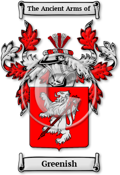 Greenish Family Crest Download (jpg) Legacy Series - 150 DPI