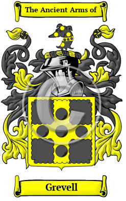 Grevell Family Crest/Coat of Arms