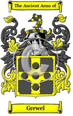 Grewel Family Crest/Coat of Arms