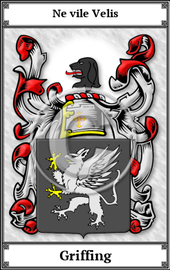 Griffing Family Crest Download (JPG)  Book Plated - 150 DPI