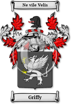 Griffy Family Crest Download (jpg) Legacy Series - 150 DPI