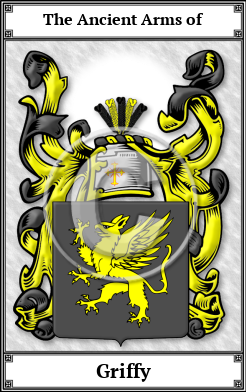 Griffy Family Crest Download (JPG) Book Plated - 600 DPI