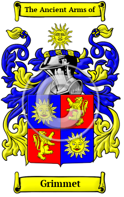 Grimmet Family Crest/Coat of Arms