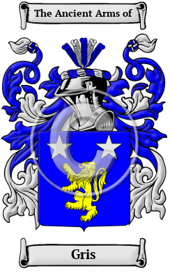 Gris Family Crest/Coat of Arms