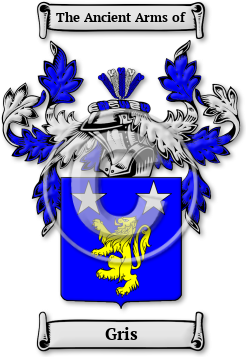 Gris Family Crest Download (jpg) Legacy Series - 150 DPI
