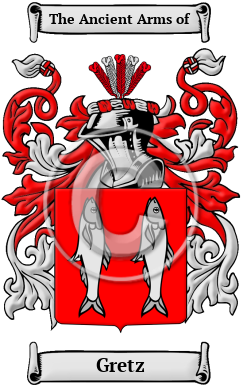 Gretz Family Crest/Coat of Arms