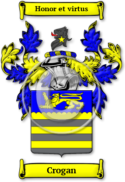 Crogan Family Crest Download (jpg) Legacy Series - 150 DPI
