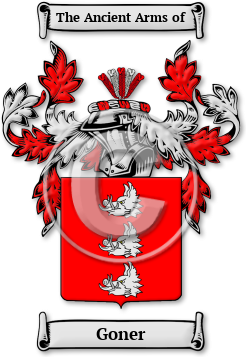 Goner Family Crest Download (jpg) Legacy Series - 150 DPI