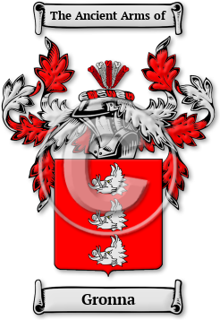 Gronna Family Crest Download (jpg) Legacy Series - 150 DPI