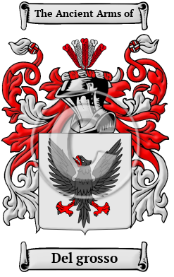 Del grosso Family Crest/Coat of Arms