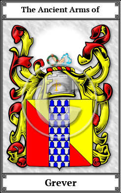 Grever Family Crest Download (JPG)  Book Plated - 150 DPI