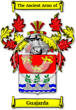 Guajarda Family Crest Download (jpg) Legacy Series - 150 DPI